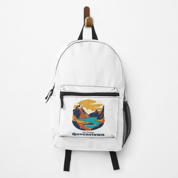 Item preview, Queenstown Fiordland Bold Retro Graphic Travel Art designed and sold by Inkworksbyshery.