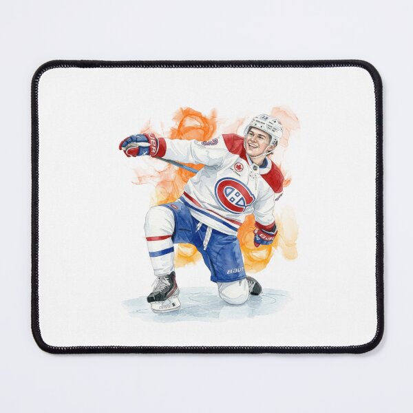 Item preview, Montreal Canadiens Player On Ice Celebration Watercolor designed and sold by Cucuzeus.