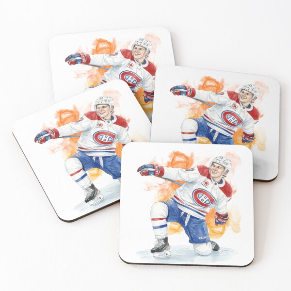 Item preview, Montreal Canadiens Player On Ice Celebration Watercolor designed and sold by Cucuzeus.