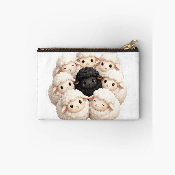 Item preview, Flock of Sheep with Black Sheep designed and sold by Snurly.