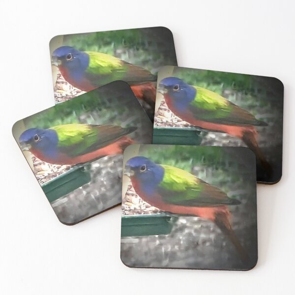 Item preview, Painted Bunting Bird designed and sold by Missy69.