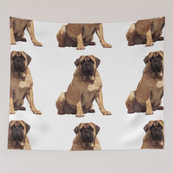 Item preview, Cute Bullmastiff puppy dog designed and sold by MendaciousMina.