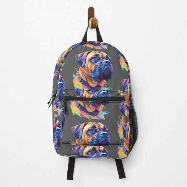 Item preview, Colorful Bullmastiff puppy dog designed and sold by MendaciousMina.