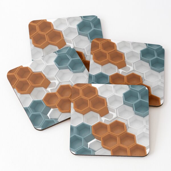 Item preview, Beautiful HEXAGONAL HONEYCOMB PATTERN designed and sold by dazzlemakers.