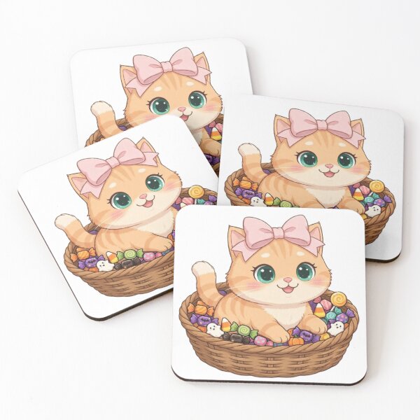 Item preview, Cute Halloween Cat Candy Basket Trick Or Treat designed and sold by Luna's World .