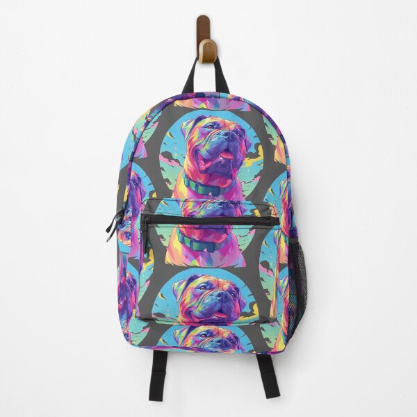 Item preview, Colorful Bullmastiff puppy dog designed and sold by MendaciousMina.