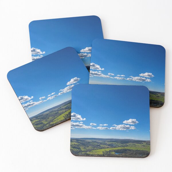 Item preview, Vibrant Rolling Green Hills and Blue Sky Landscape designed and sold by Astute-Artio-Photography.
