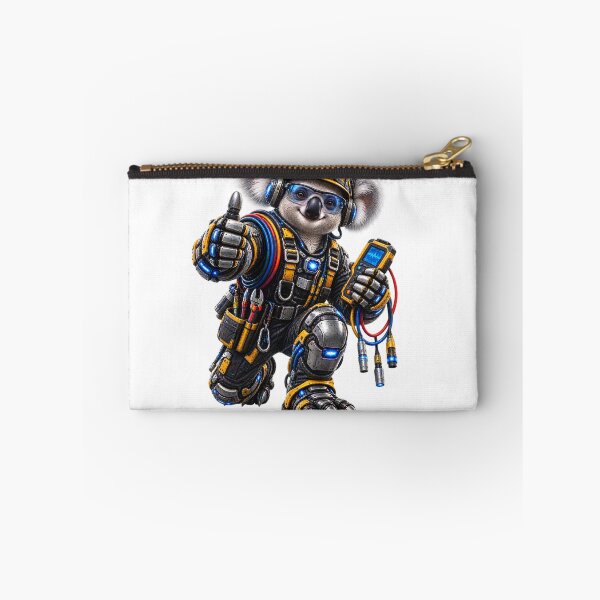 Item preview, Steel Koala Industrial Cable Technician – Mechanical Electrician Worker designed and sold by SteelCoat Studio.