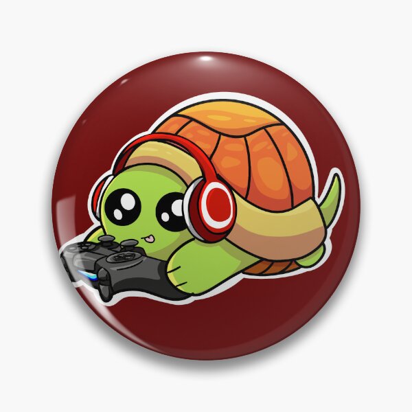 Item preview, Cute Cozy Gamer Turtle Playing Video Games designed and sold by DoodleDropStore.
