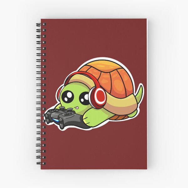 Item preview, Cute Cozy Gamer Turtle Playing Video Games designed and sold by DoodleDropStore.