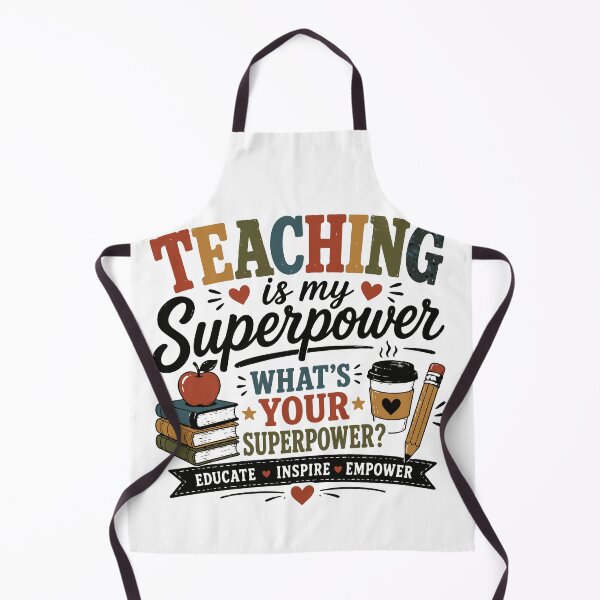 Item preview, Teaching Is My Superpower Educate Inspire Empower designed and sold by Sunday.Supply.