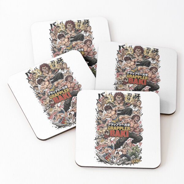 Item preview, Baki Hanma Grappler Anime Characters Collage designed and sold by FreakToons.