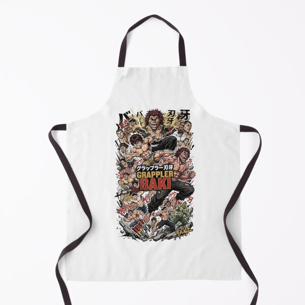 Item preview, Baki Hanma Grappler Anime Characters Collage designed and sold by FreakToons.