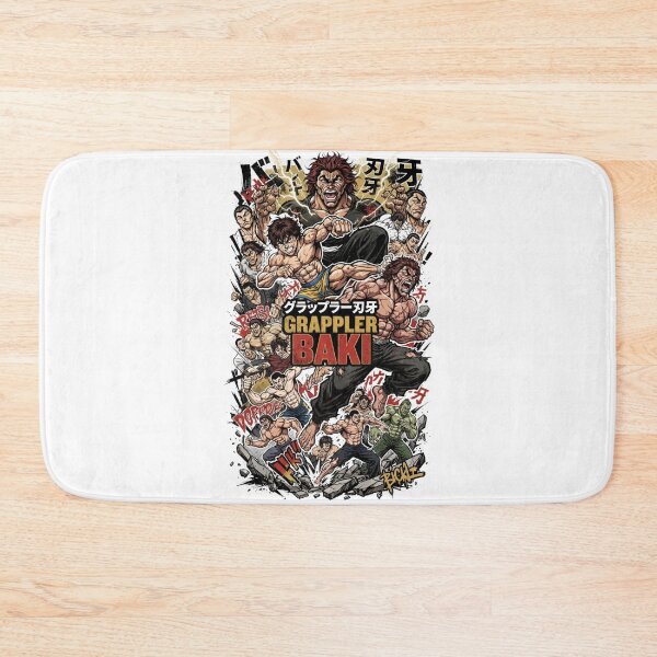 Item preview, Baki Hanma Grappler Anime Characters Collage designed and sold by FreakToons.