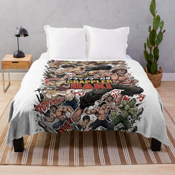 Item preview, Baki Hanma Grappler Anime Characters Collage designed and sold by FreakToons.