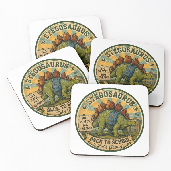 Item preview, ¡El Stegosaurus vuelve al colegio! designed and sold by JonysCreativeDesigns.
