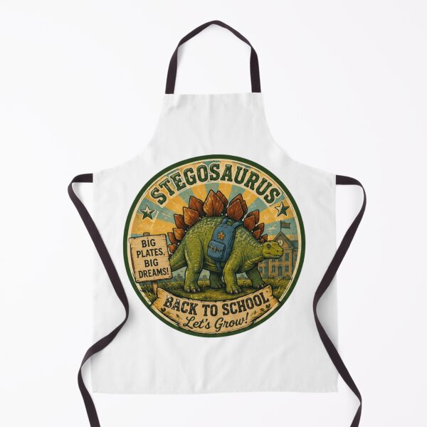 Item preview, ¡El Stegosaurus vuelve al colegio! designed and sold by JonysCreativeDesigns.