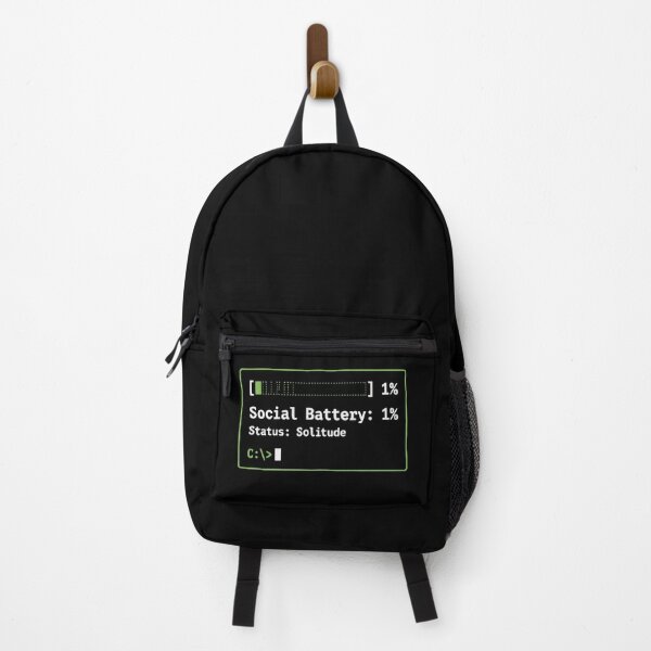 Item preview, Developer Social Battery 1 Percent Introvert Gift designed and sold by Ixnor.