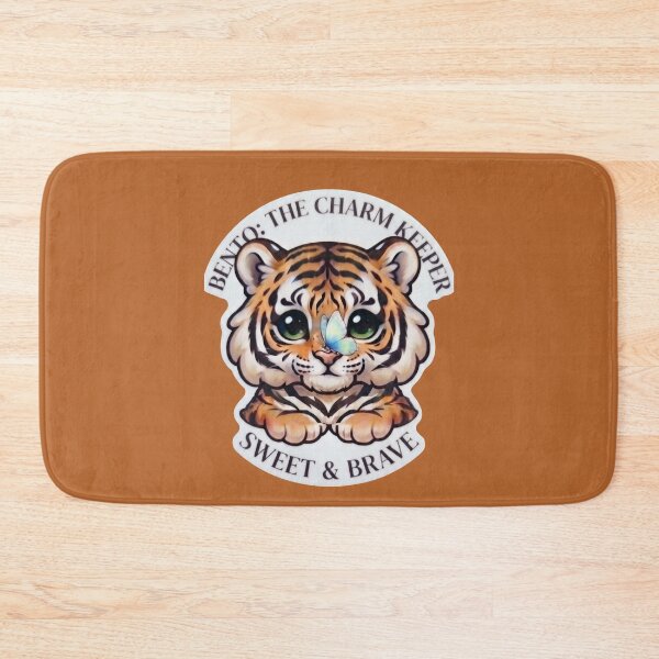 Item preview, Kawaii Tiger Bento with Butterfly Inspirational Design designed and sold by mimiartes.