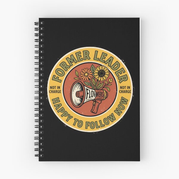 Item preview, Former Leader Happy To Follow Vintage Badge designed and sold by DuckOddity.