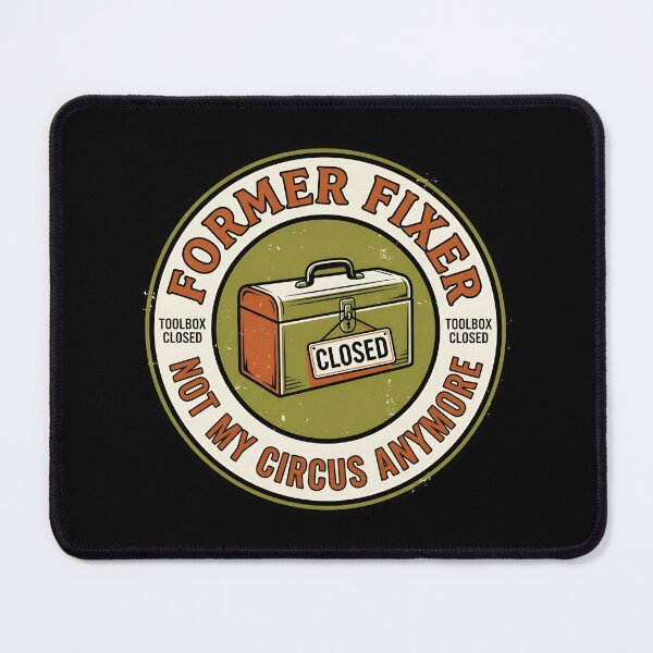 Item preview, Former Fixer Toolbox Closed Vintage Badge designed and sold by DuckOddity.