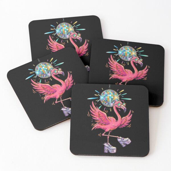 Item preview, Disco Flamingo Retro Party Dance Art designed and sold by DailySparks.