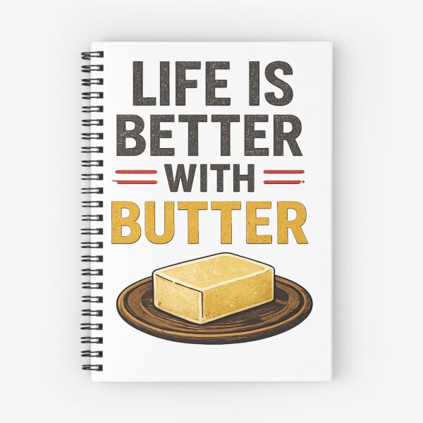 Item preview, LIFE IS BETTER WITH BUTTER designed and sold by CarnivoreGifts.