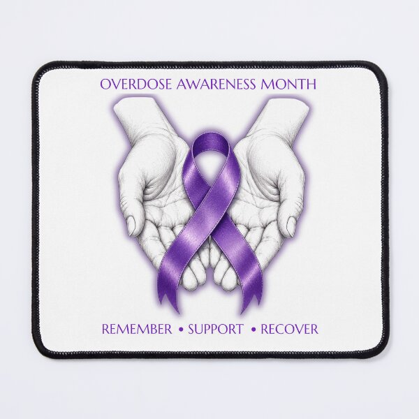 Item preview, Overdose Awareness Month Remember Support Recover Ribbon Design designed and sold by GibasVisuals.