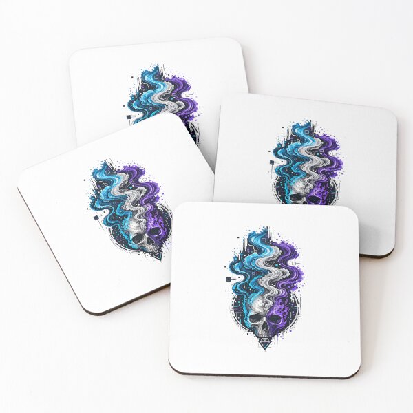 Item preview, Digital Skull & Smoke  designed and sold by pikeprints.