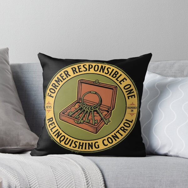 Item preview, Former Responsible One Relinquishing Control Vintage Badge designed and sold by DuckOddity.