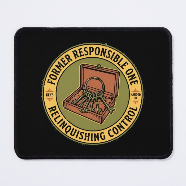 Item preview, Former Responsible One Relinquishing Control Vintage Badge designed and sold by DuckOddity.