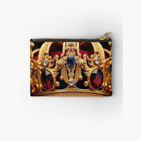 Item preview, Exquisite Gold Royal Crown Design – Central Ruby with Sapphire  designed and sold by MFMart.
