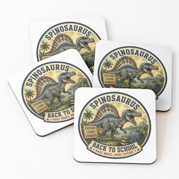Item preview, ¡El Spinosaurus Vuelve al Colegio! designed and sold by JonysCreativeDesigns.