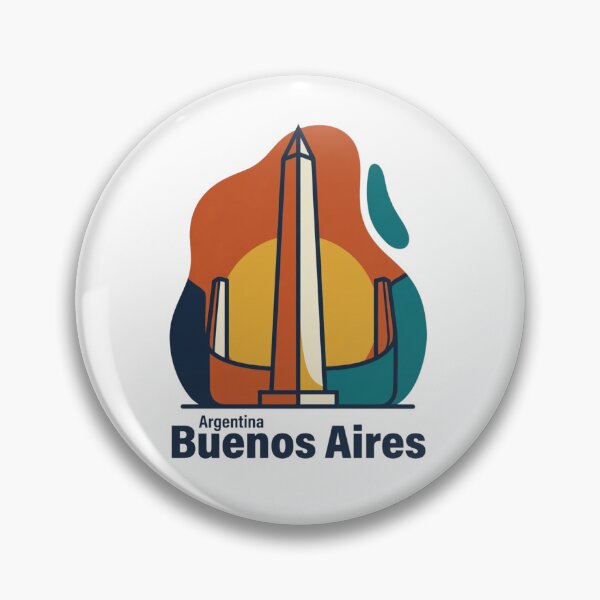 Item preview, Buenos Aires Obelisco Bold Retro Graphic Travel Art designed and sold by Inkworksbyshery.
