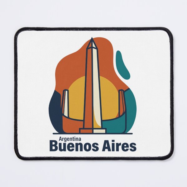 Item preview, Buenos Aires Obelisco Bold Retro Graphic Travel Art designed and sold by Inkworksbyshery.