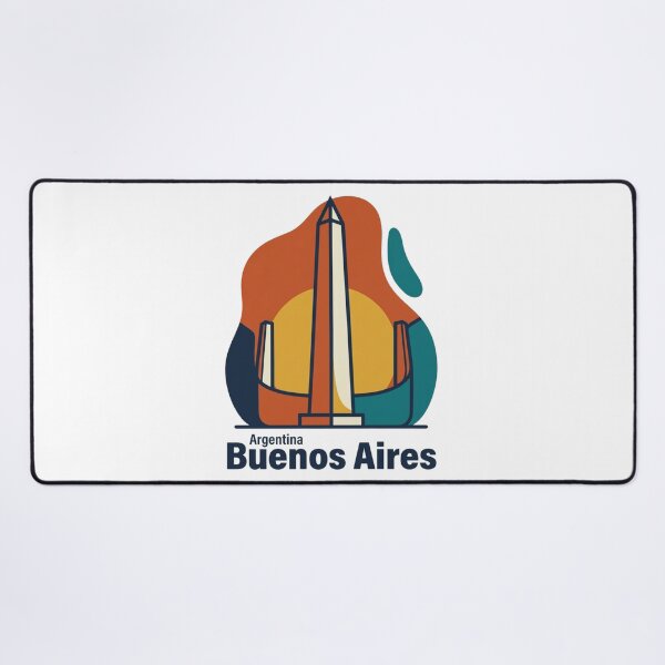 Item preview, Buenos Aires Obelisco Bold Retro Graphic Travel Art designed and sold by Inkworksbyshery.