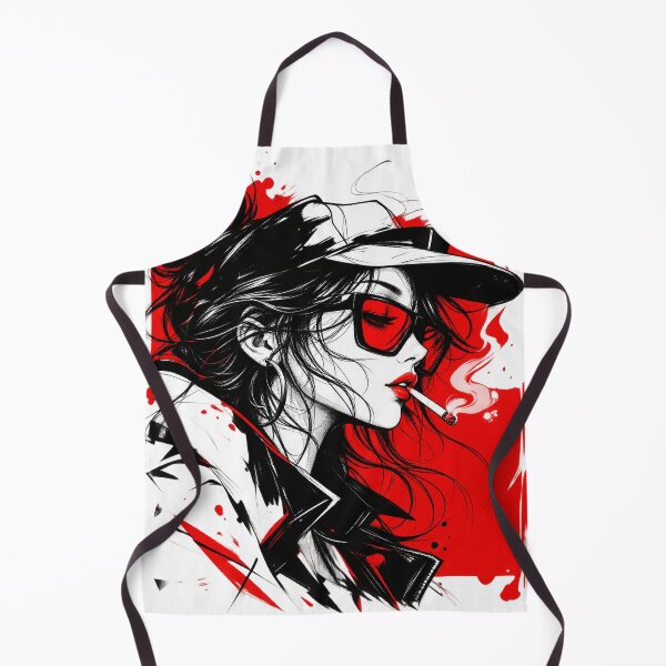Item preview, Rebel – Red & Black Fashion Girl designed and sold by ravuh.