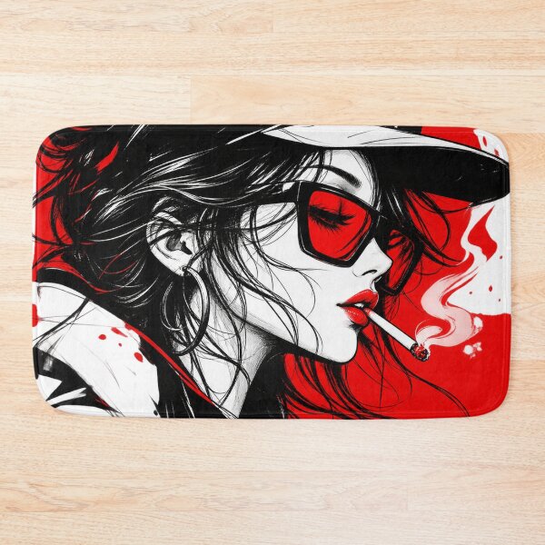 Item preview, Rebel – Red & Black Fashion Girl designed and sold by ravuh.