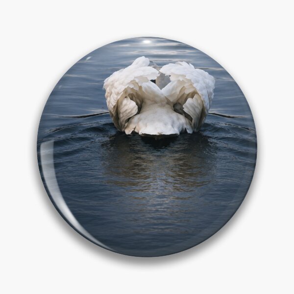 Item preview, Graceful Swan Gliding on Dark Water designed and sold by Astute-Artio-Photography.