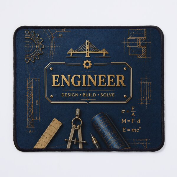 Item preview, Engineer Navy Blue & Gold Premium Phone Case – Engineering Blueprint Design designed and sold by HO•Designs.