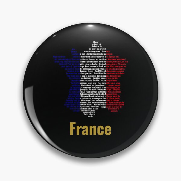 Item preview, France Anthem Flag Map  designed and sold by JR78.