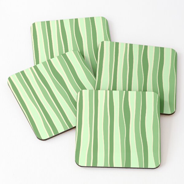 Item preview, Imperfect striped pattern - Forest green  designed and sold by Pattern Petals.