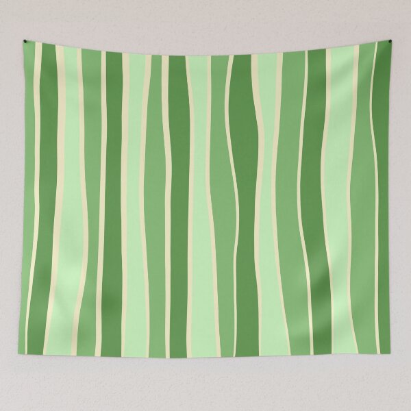 Item preview, Imperfect striped pattern - Forest green  designed and sold by Pattern Petals.