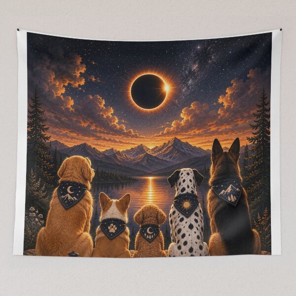 Item preview,  Eclipse With My Dog designed and sold by Petsthetic.