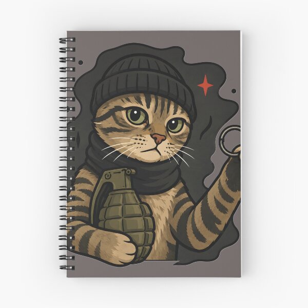 Item preview, Tactical Cat With Grenade designed and sold by Peac7e.