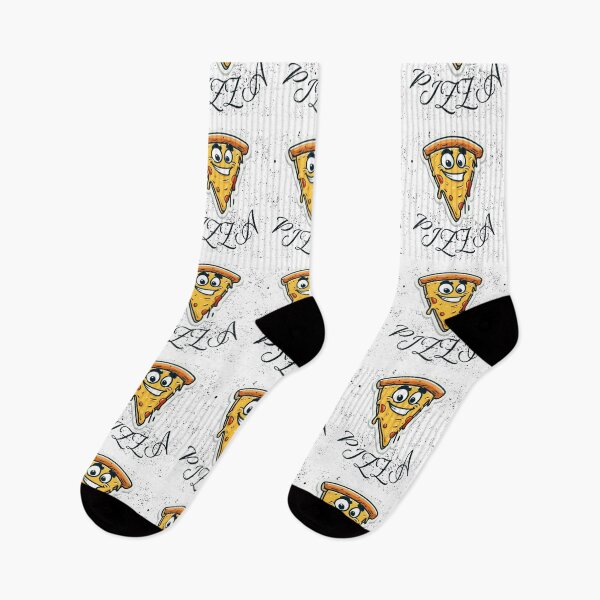 Item preview, Cute Cartoon Smiling Pizza Slice  designed and sold by MIKEASHOP156.