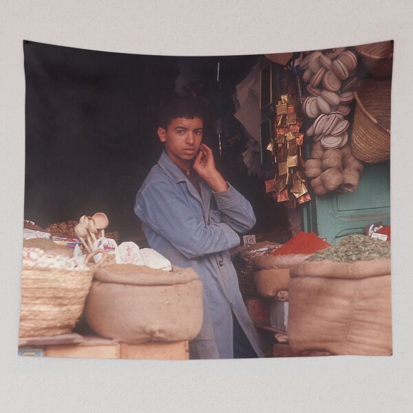 Item preview, Spice Merchant in Marrakesh, Morocco designed and sold by DEC02.
