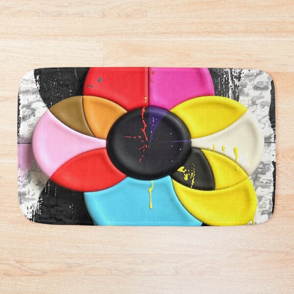 Item preview, radiant color wheel C bw colorful geometric abstract design designed and sold by SmashingDeals.