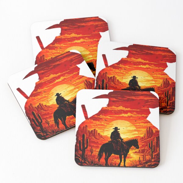 Item preview, Red Dead Cowboy Sunset designed and sold by Endgameco.