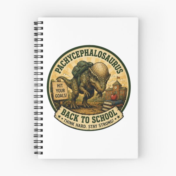 Item preview, ¡El Pachycephalosaurus Vuelve al Colegio!  designed and sold by JonysCreativeDesigns.